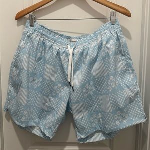 Julia Amory Men’s North End Trunks - Gracie Patchwork Size L